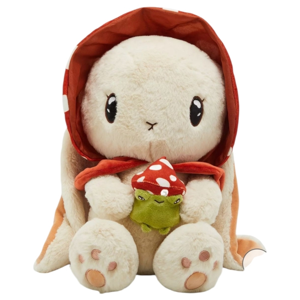 Bunny Mushroom Plush Backpack - Picture 3 of 10
